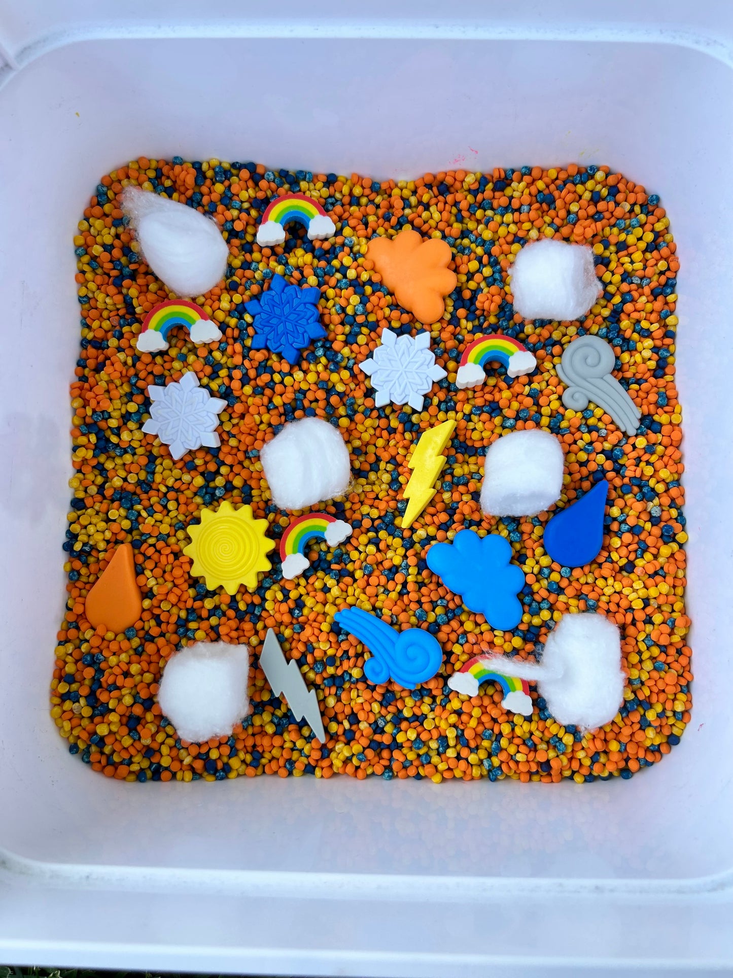Weather Sensory Bin
