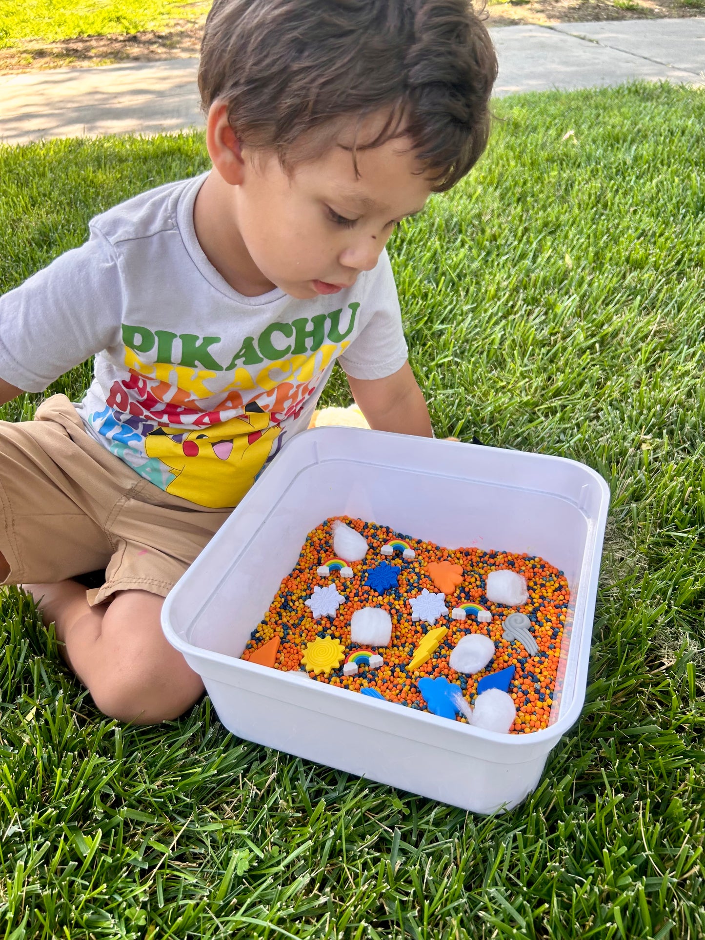 Weather Sensory Bin