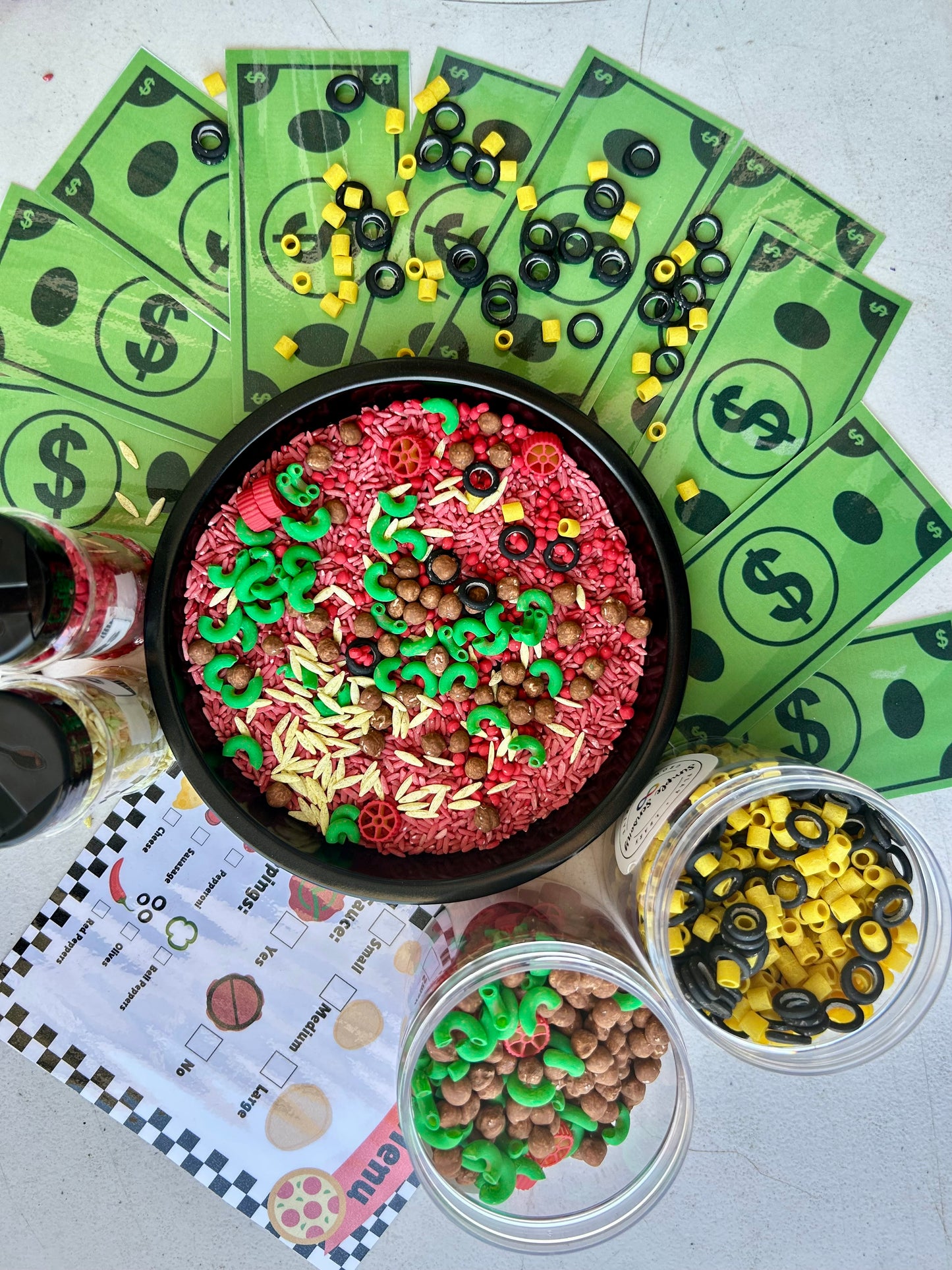 Pizza Shop Sensory Kit