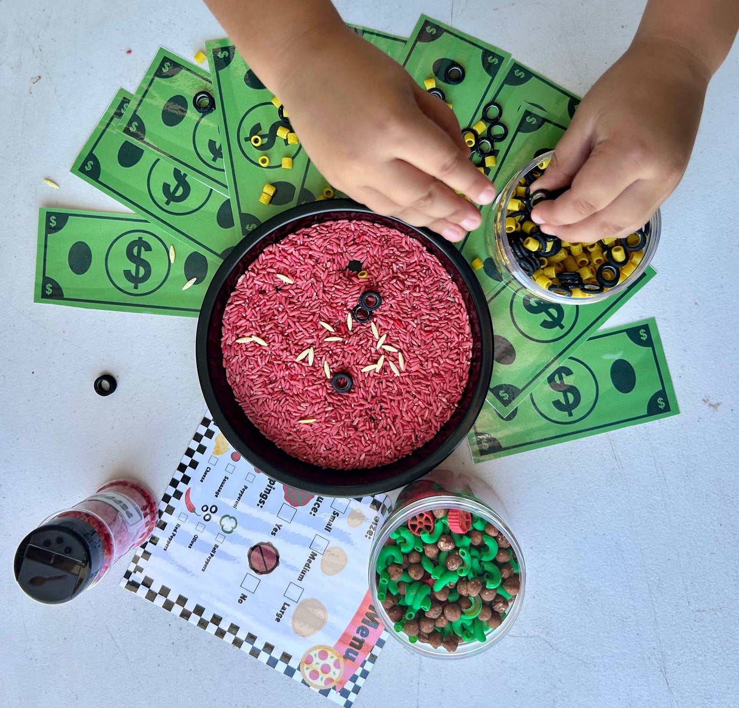 Pizza Shop Sensory Kit