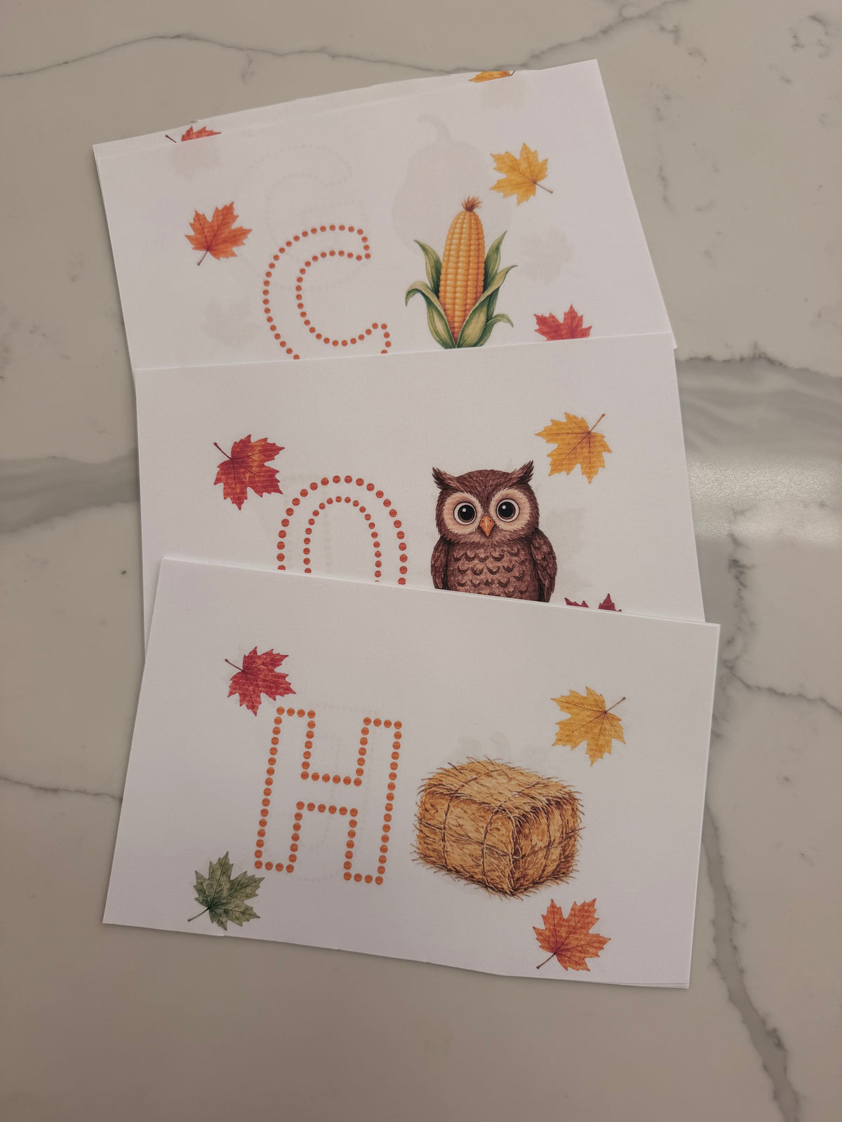 Fall Morning Basket Printables