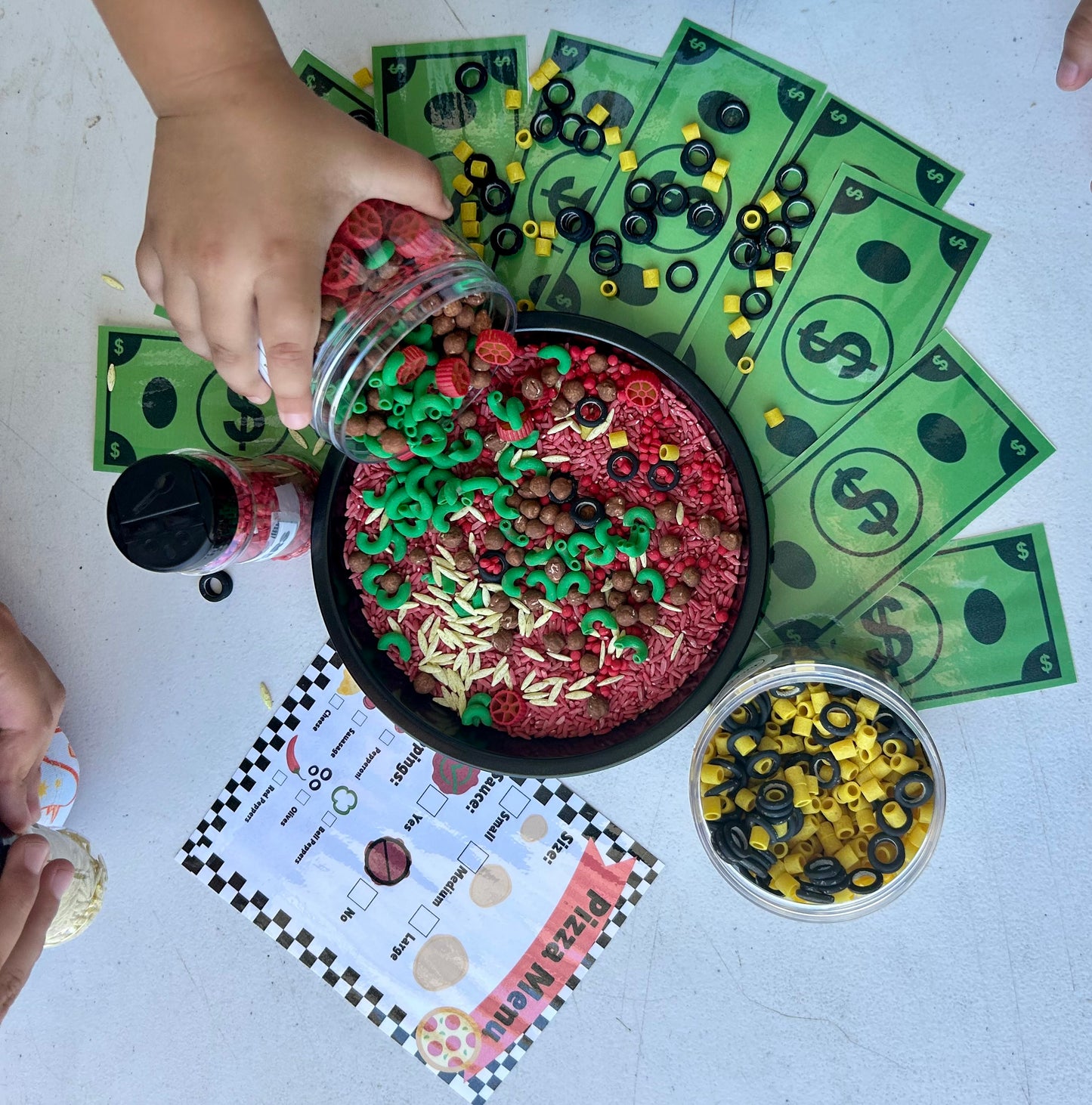 Pizza Shop Sensory Kit