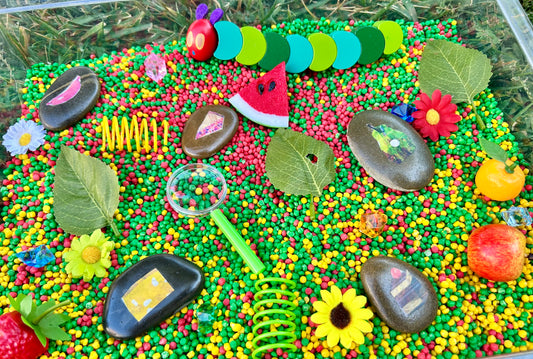 Caterpillar Mini Sensory Bin Kit