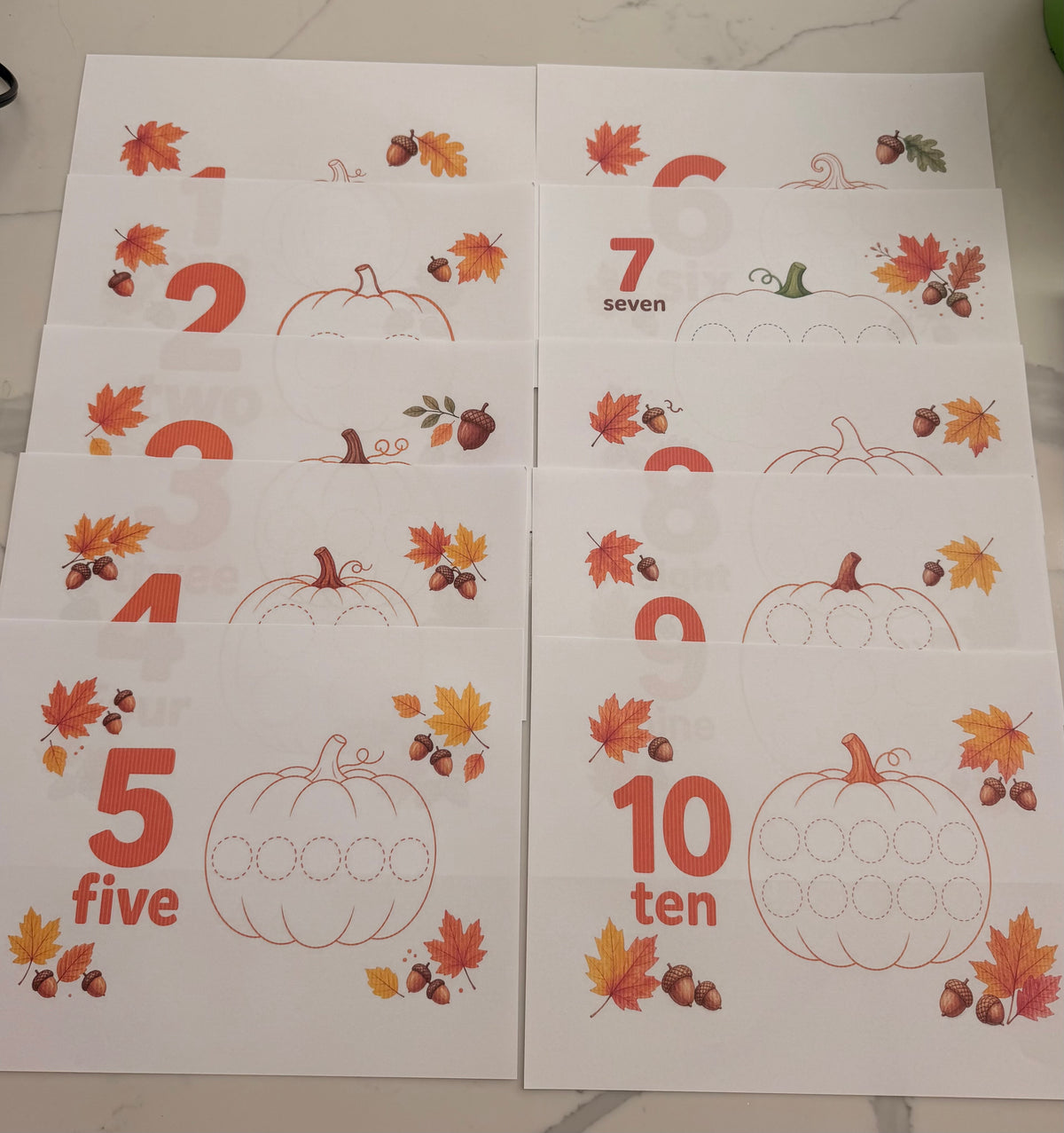 Fall Morning Basket Printables