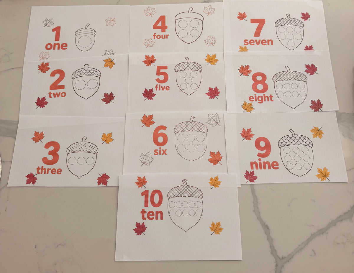 Fall Morning Basket Printables