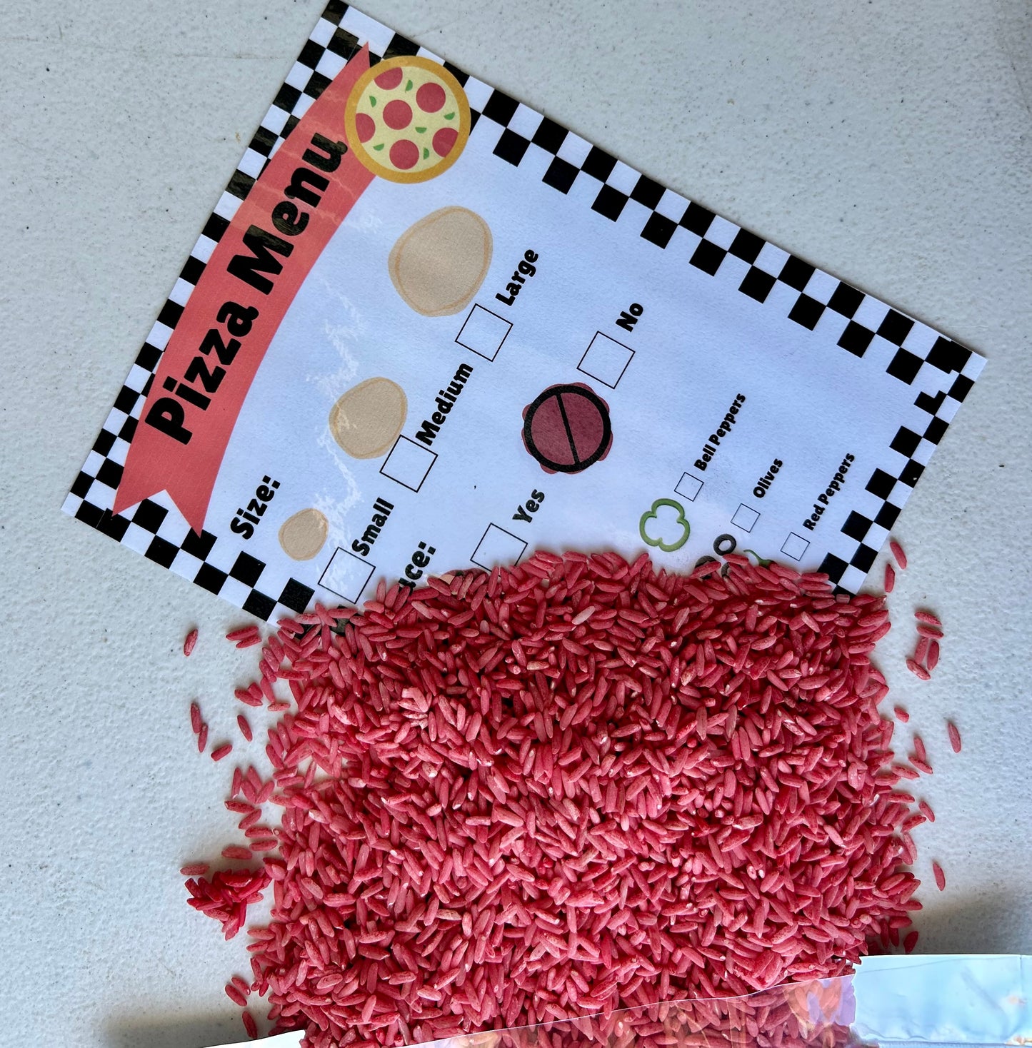 Pizza Shop Sensory Kit