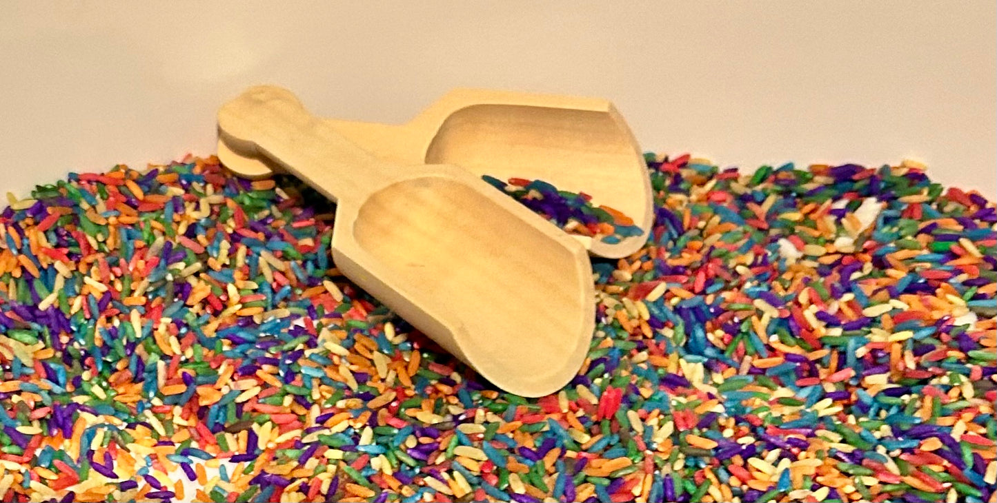 Small Wooden Scoop