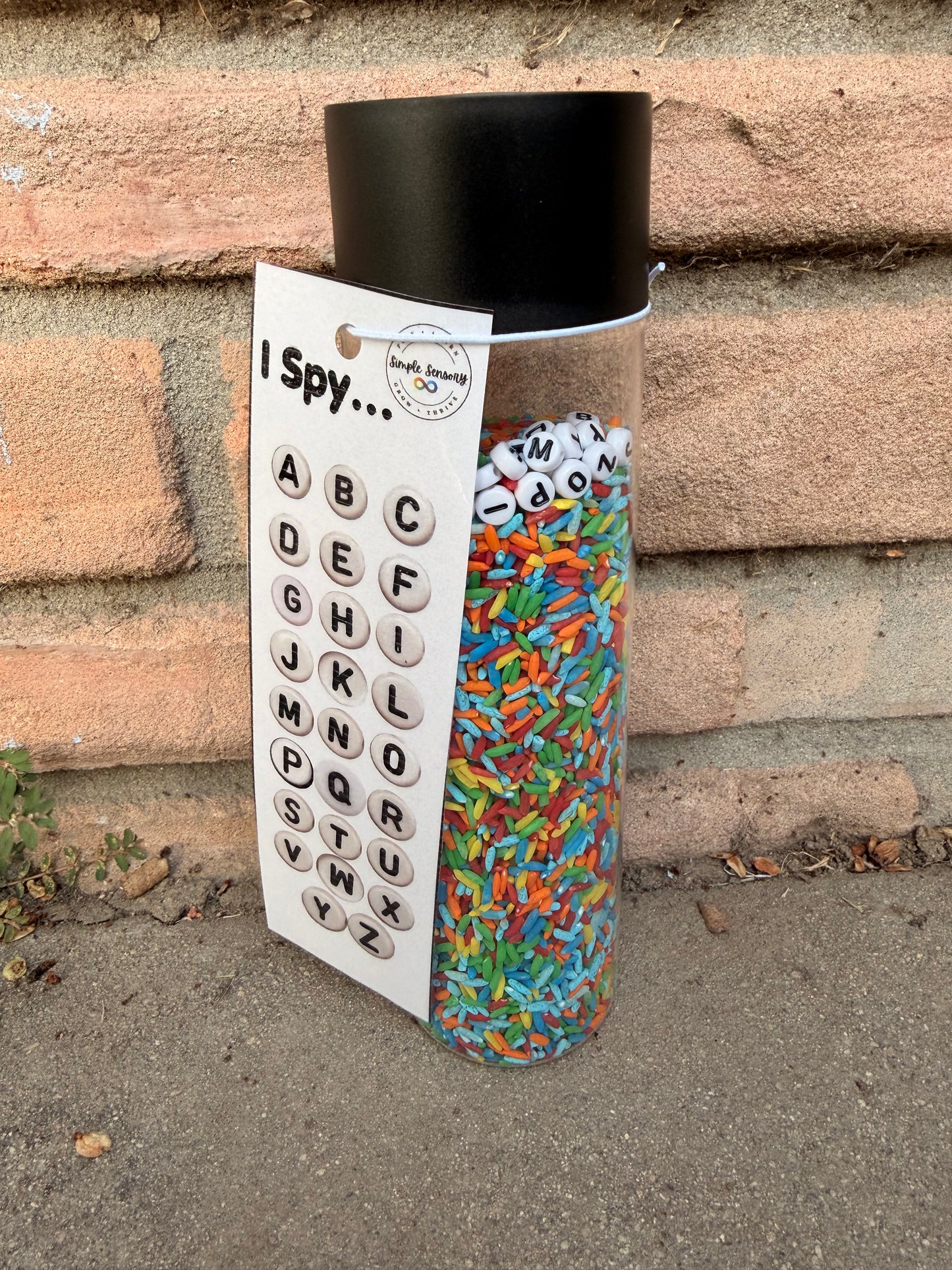 Alphabet ISpy Bottle