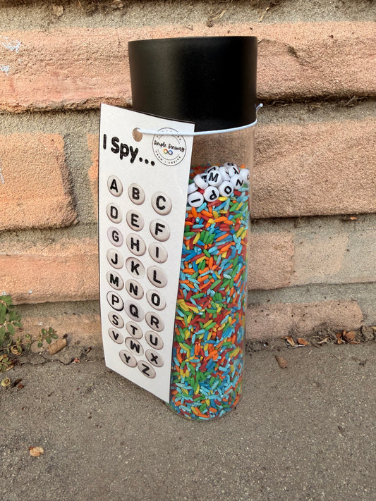 Alphabet ISpy Bottle