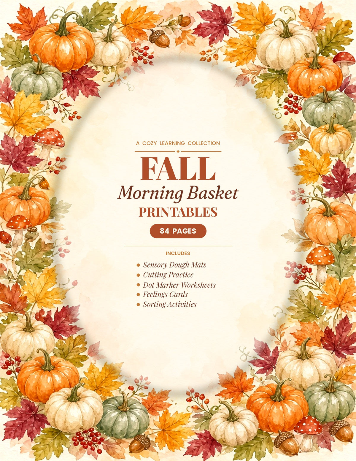 Fall Morning Basket Printables