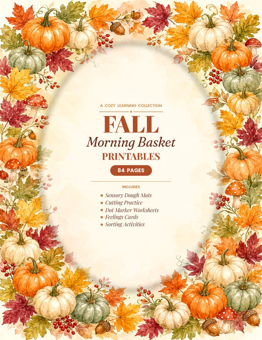 Fall Morning Basket Printables